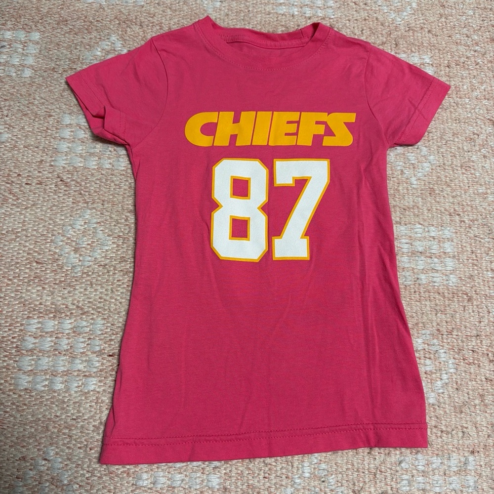 Girls Chiefs Travis Kelce Shirt small